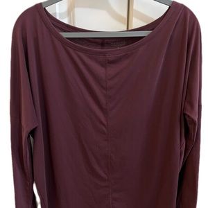 Burgundy Athleta L/S Tunic Top - (Great Condition)